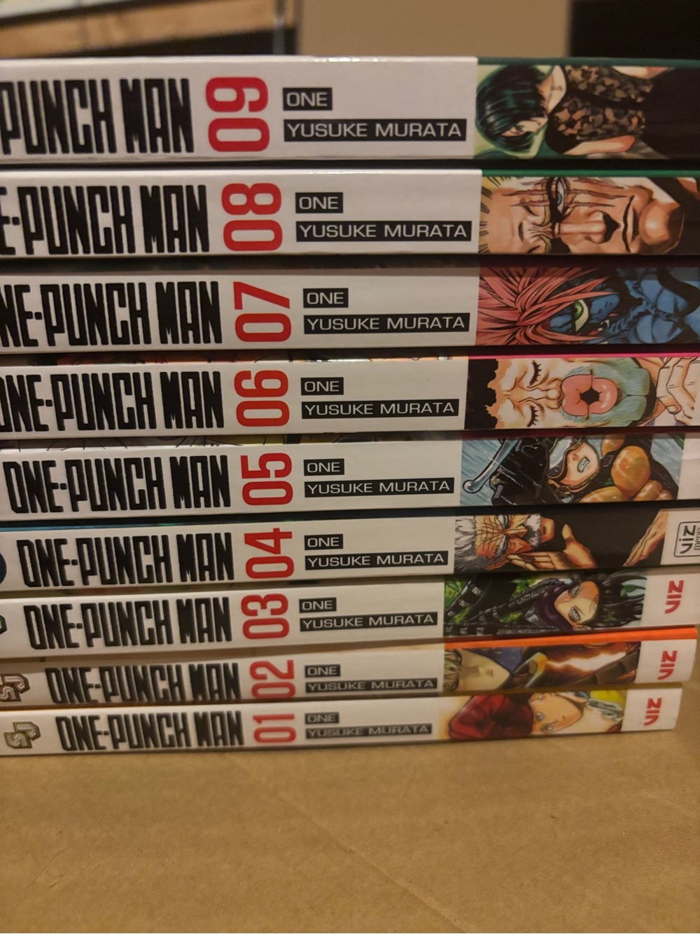 New One-Punch Man Manga Volumes 1-9 Set Lot VIZ Media Shonen Jump